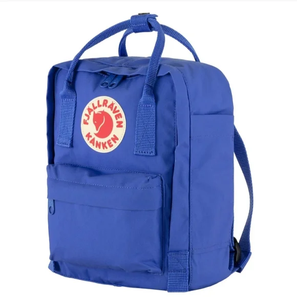 FJALL RAVEN KANKAN MINI BACKPACK IN COBALT BLUE. FLAWED... - Picture 2 of 16
